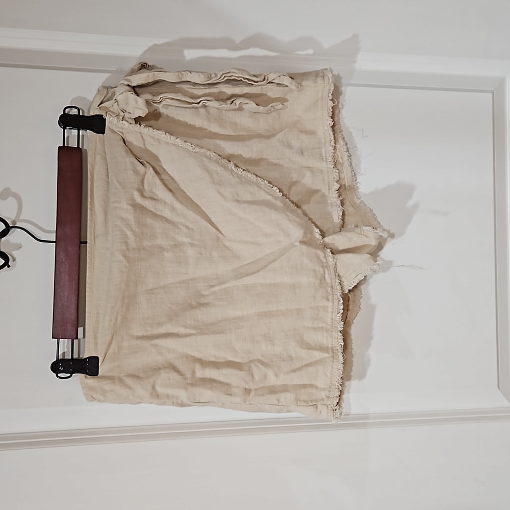 Just Fab Linen Wrap Skort